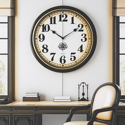 Vintage Bronze Wall Clock, available in 18-inch size, perfect for enhancing living room decor.