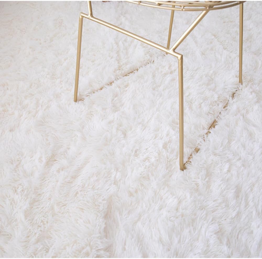 Fluffy Shag Area Rug with high pile showcasing its cloud-like softness.