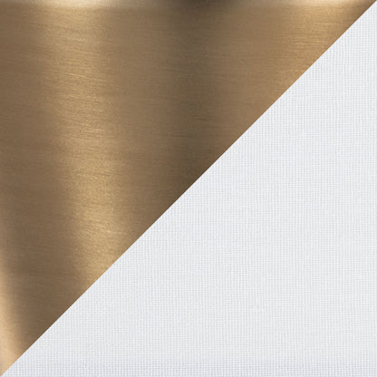Modern 65" Metal Floor Lamp in Matte Golden Bronze