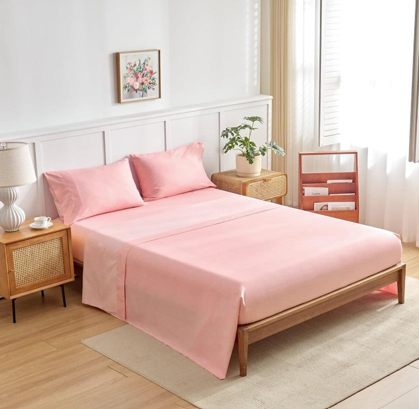Botanical floral design details on the comforter in the Twin Floral Bedding Set, perfect for a serene bedroom vibe.
