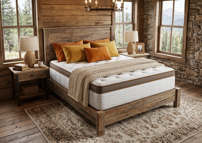 Family enjoying quality sleep on BedStory 14-Inch orthopedic hybrid mattress, promoting healthy sleeping habits.